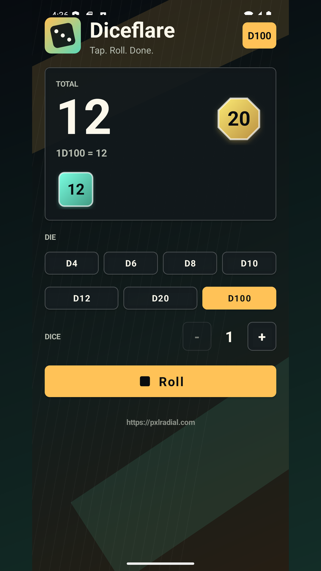 Diceflare: Dice Roller - capture d’écran 3