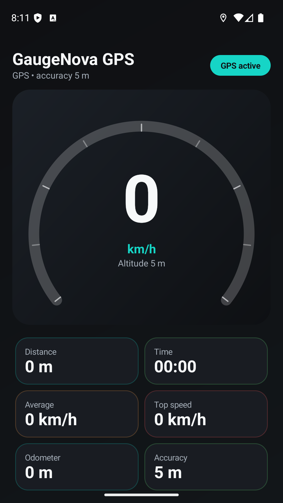GaugeNova GPS Speedometer - 스크린샷 1