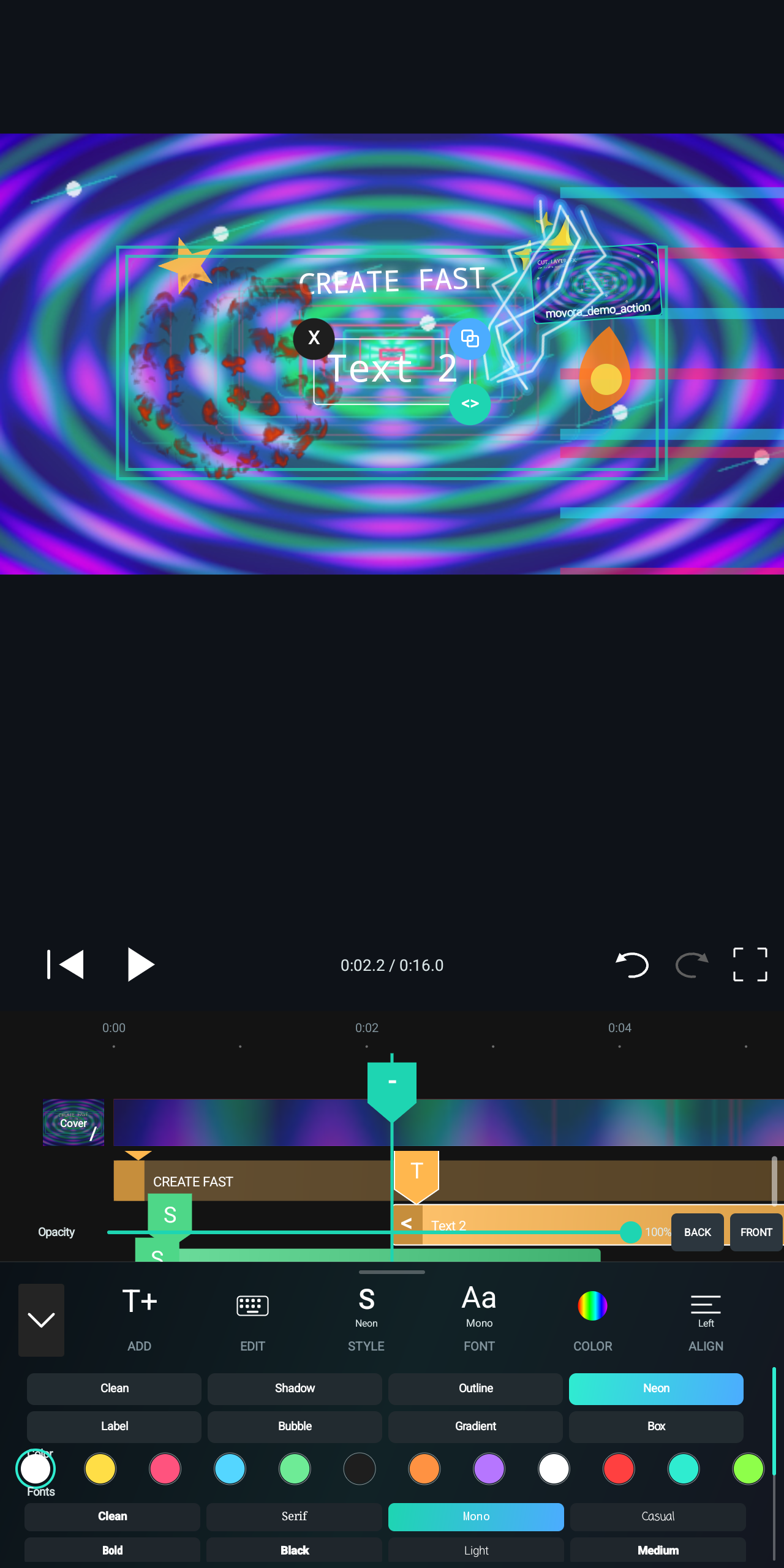 Movora Studio Video Editor - snímek obrazovky 4