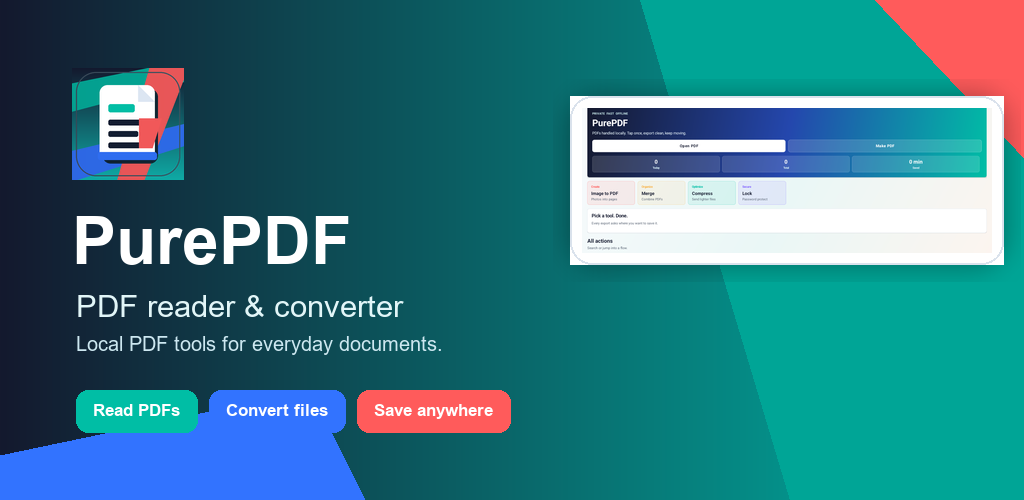 PurePDF: PDF Reader & Tools