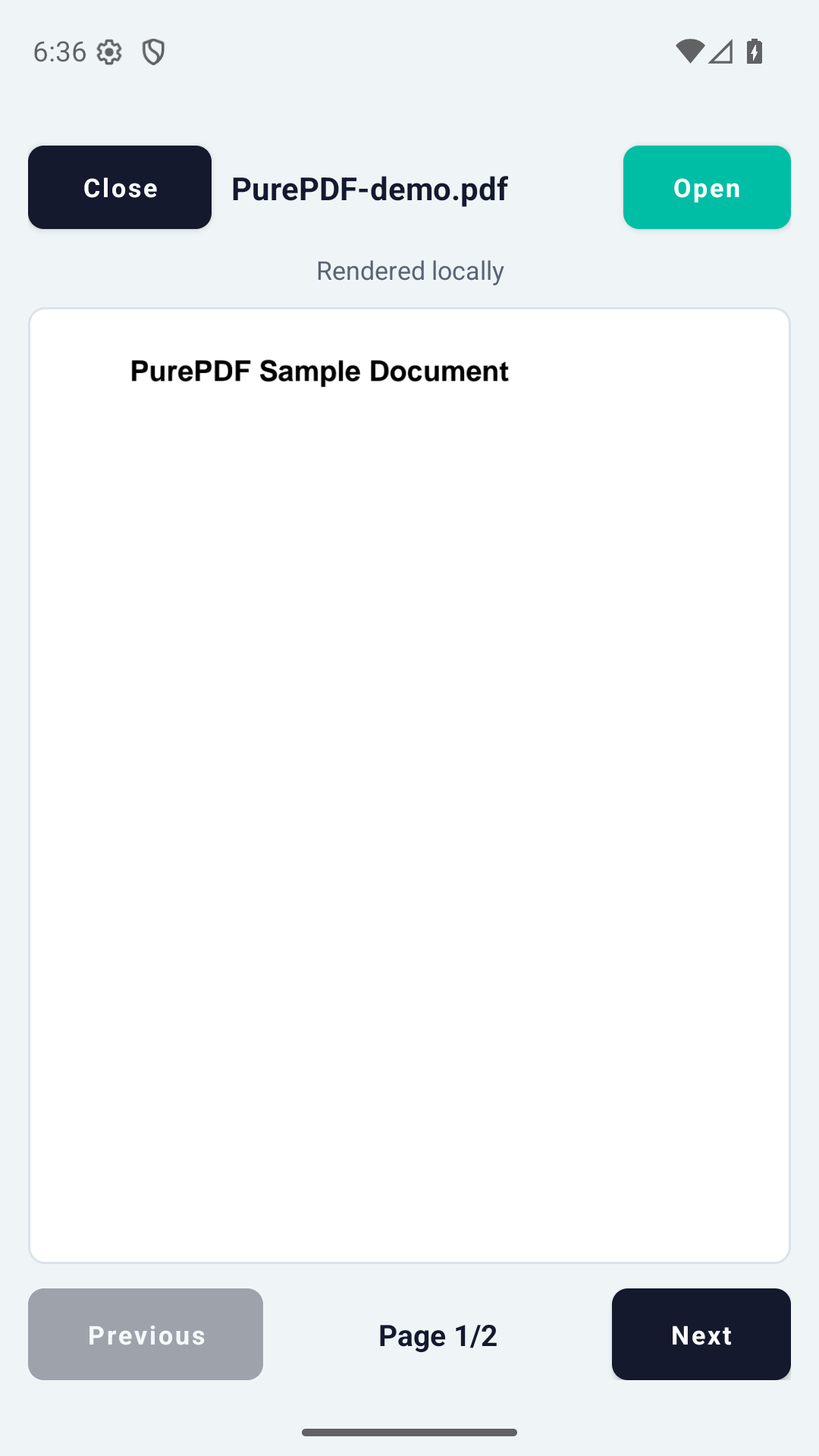PurePDF: PDF Reader & Tools - اسکرین شات 4